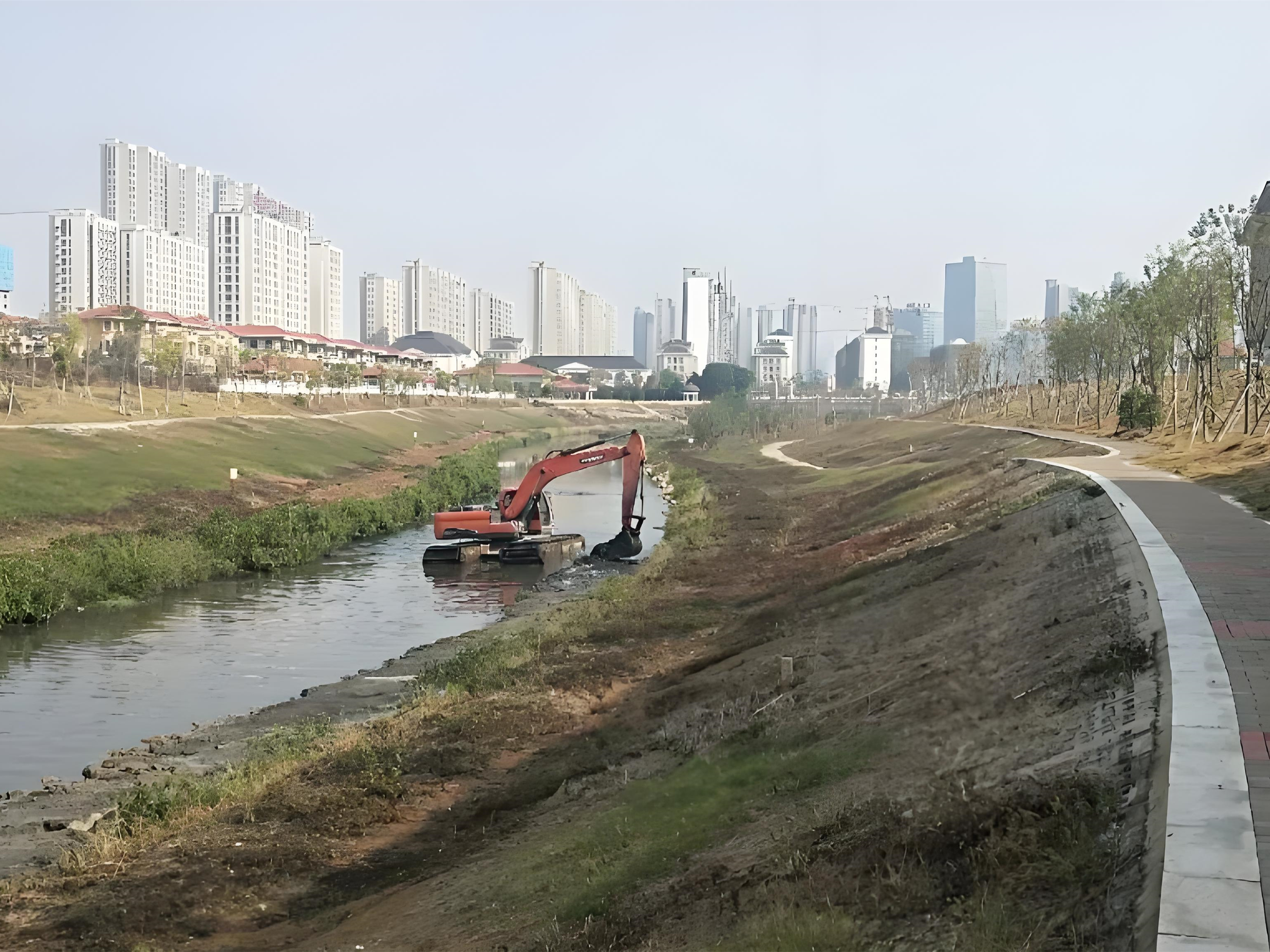 上海青浦區挖機清淤施工隊-沼澤地清淤后如何防止再次淤積？